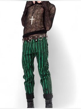 Vintage 2004 Lip Service Ghoul School Distressed Jeans, like new!